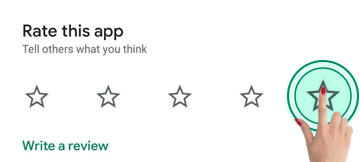 rate on google play